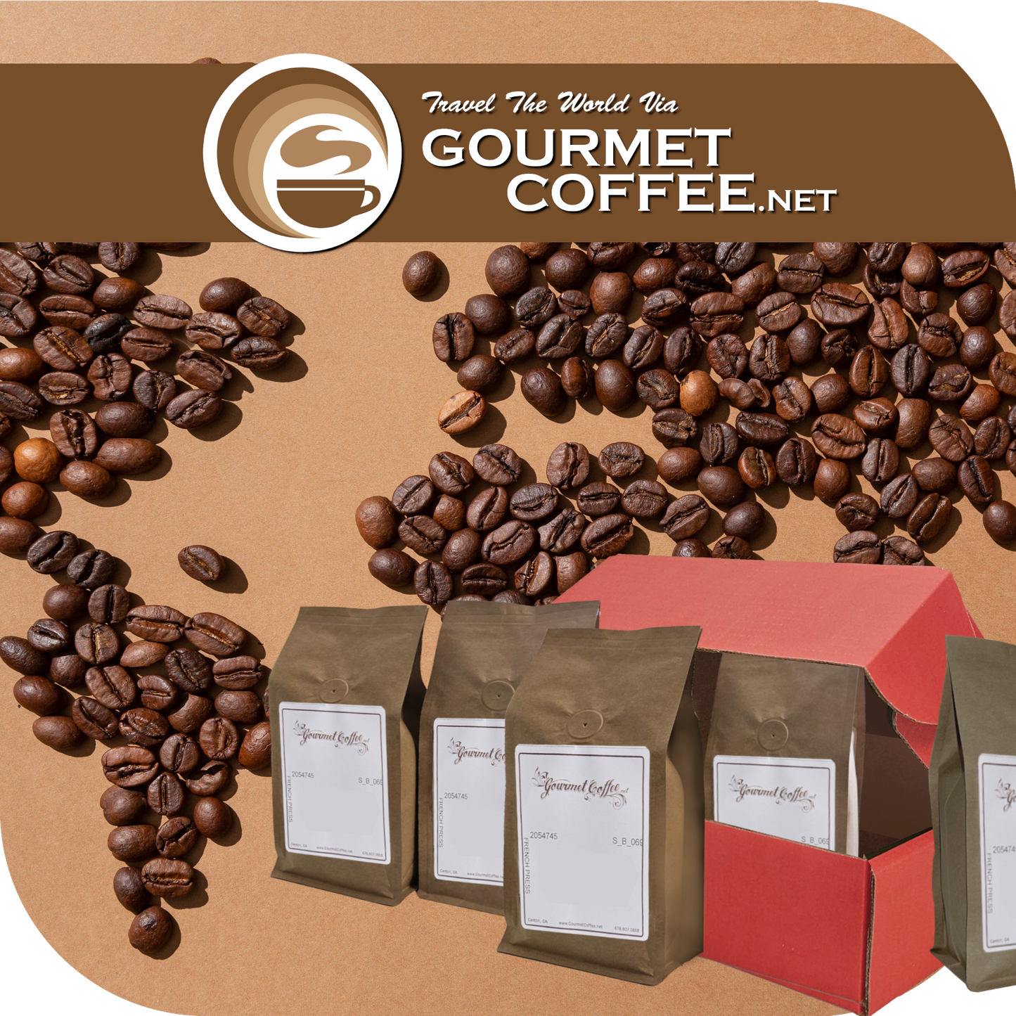 Around the World Coffee Sampler