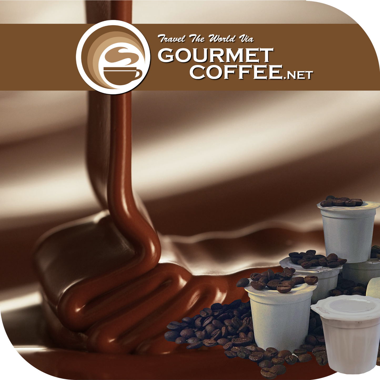 Chocolate Flavored Coffee Pods, 24 Count Variety Pack