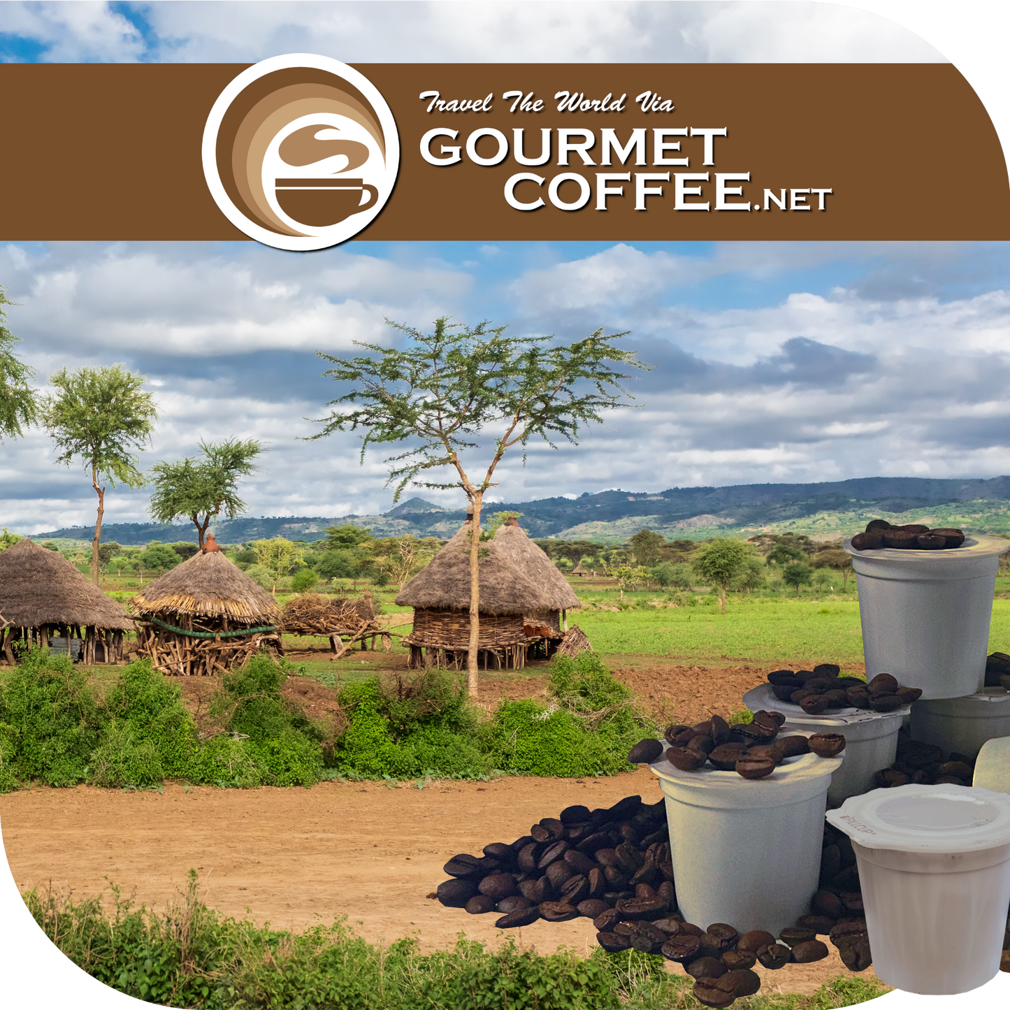 Ethiopia Yirgacheffe Coffee Pods