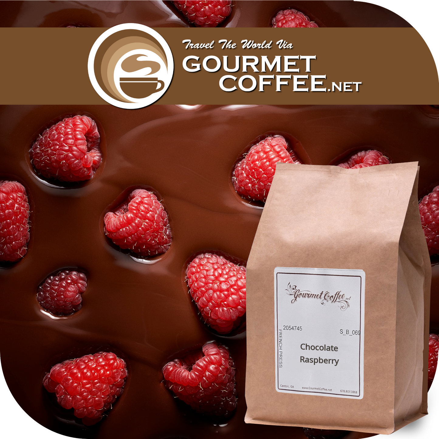 Chocolate Raspberry Flavored Coffee