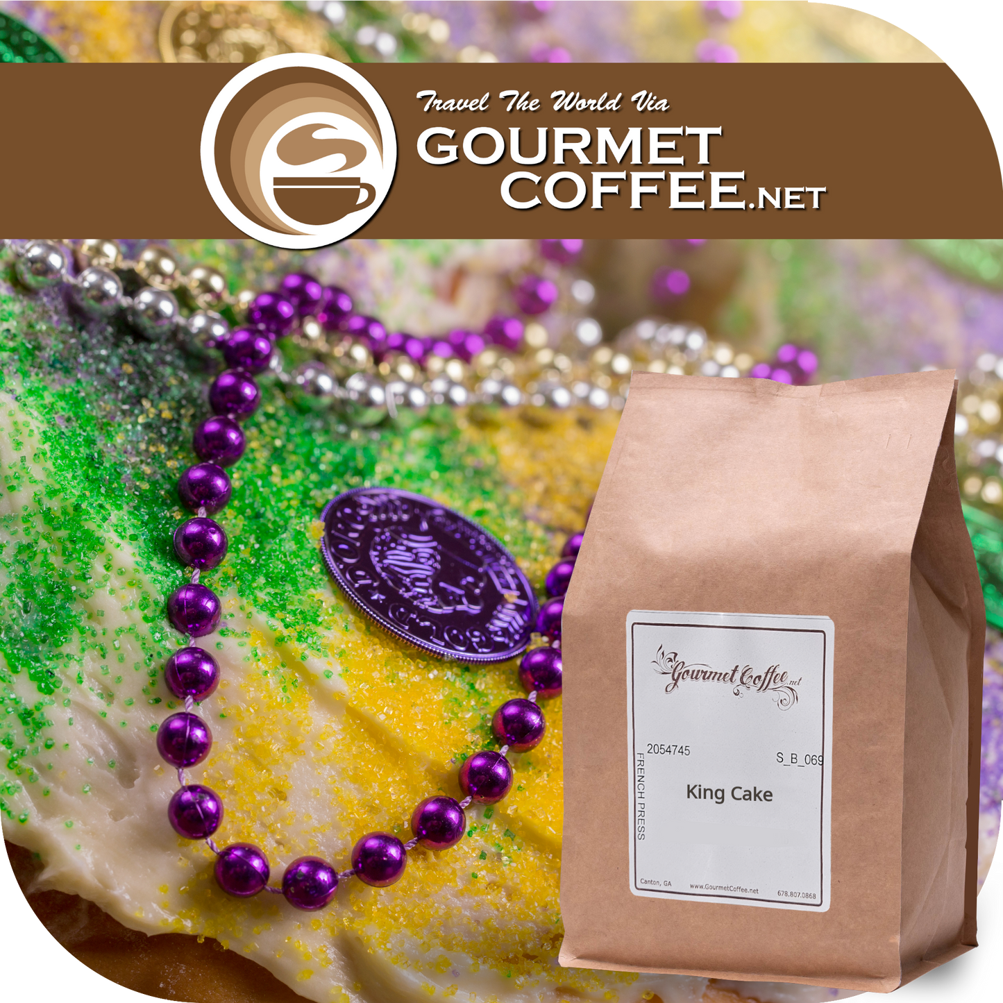 King Cake Flavored Coffee