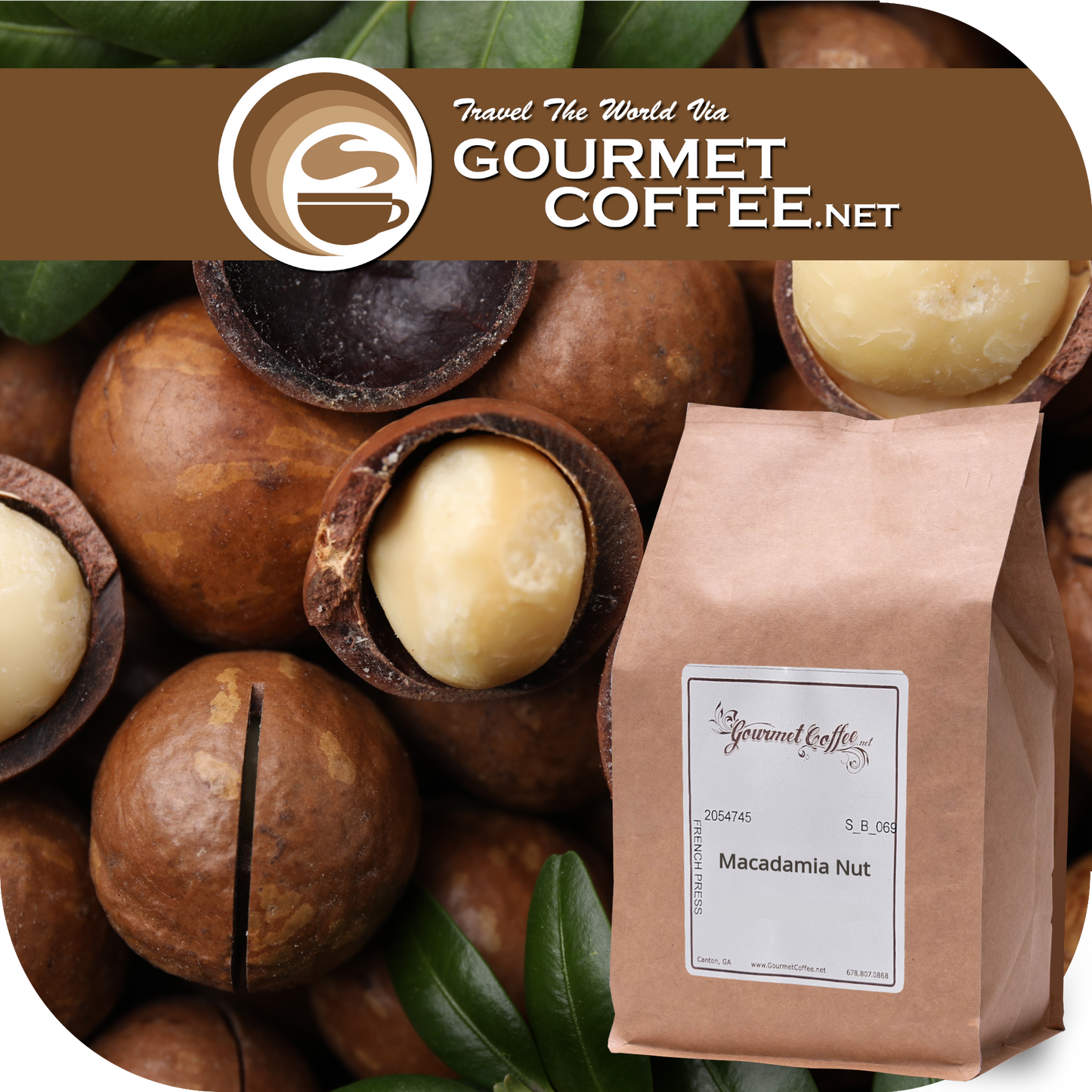 Macadamia Nut Flavored Coffee