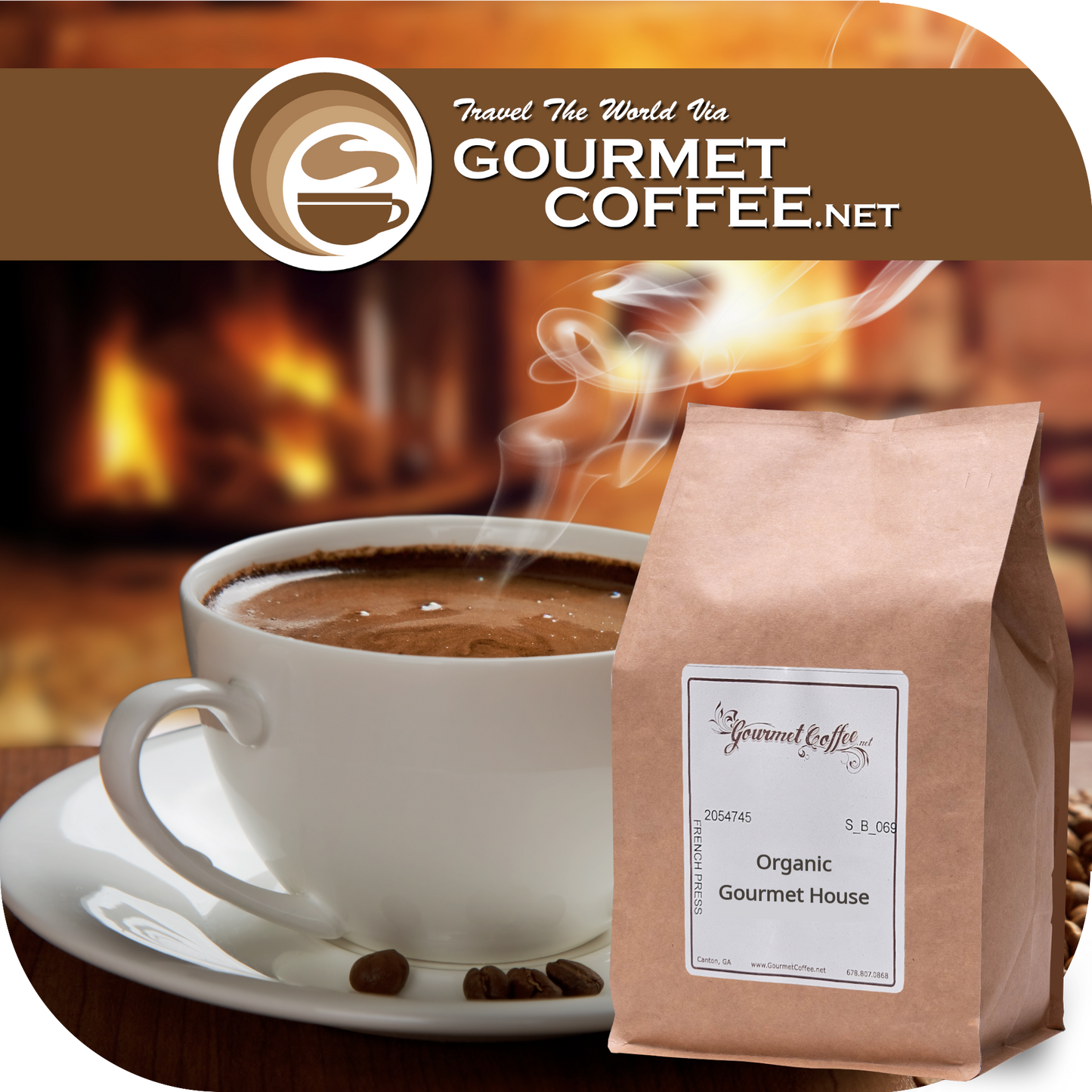 Organic Gourmet House Coffee Blend