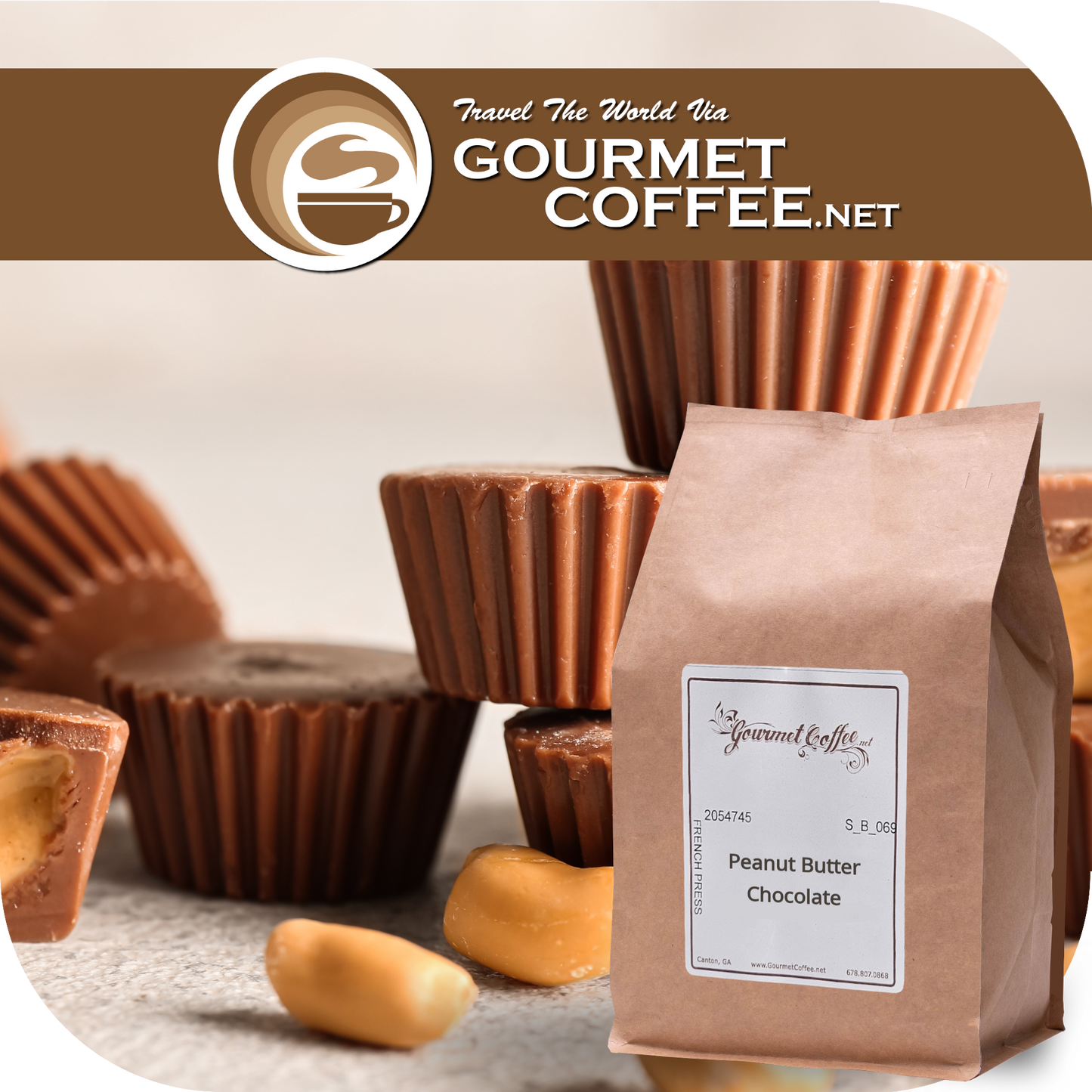Peanut Butter Chocolate Flavored Coffee