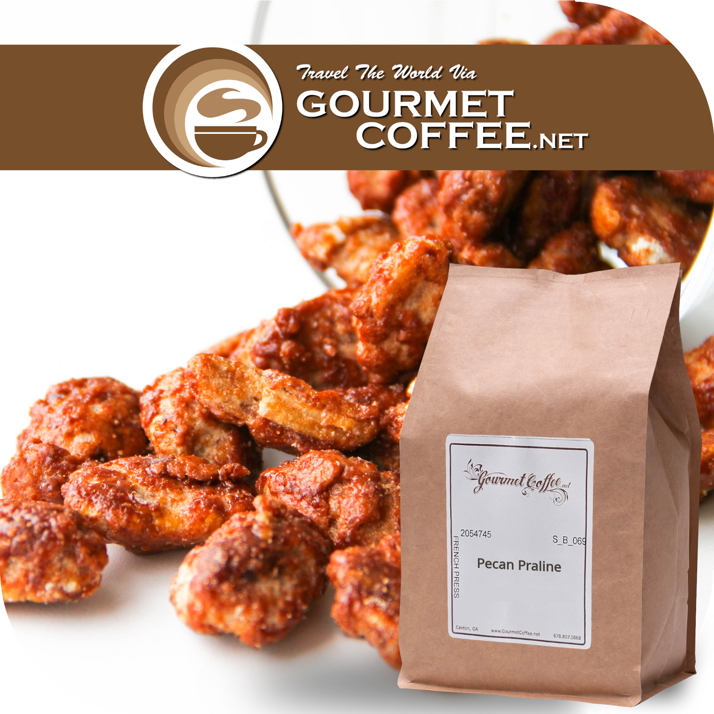 Pecan Praline Flavored Coffee