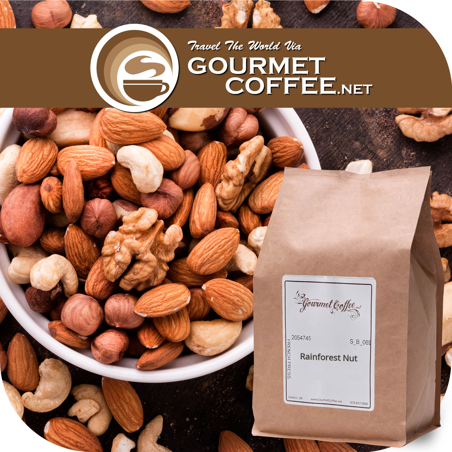 Rainforest Nut Flavored Coffee