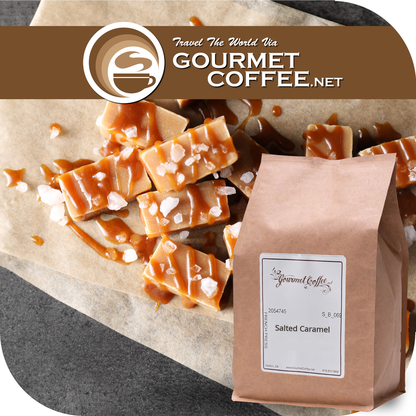 Salted Caramel Flavored Coffee