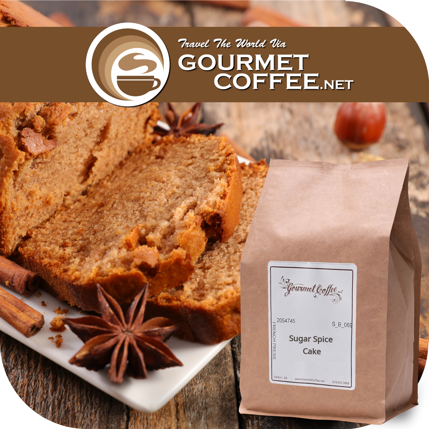 Sugar Spice Cake Flavored Coffee