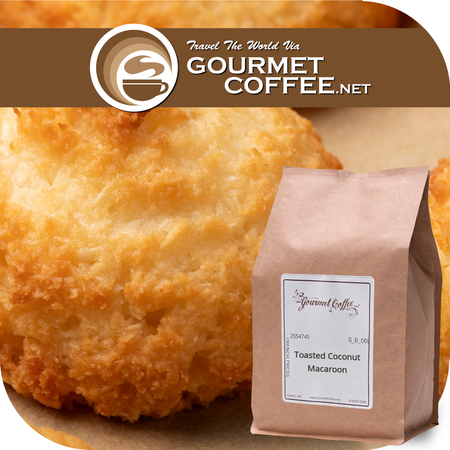 Toasted Coconut Macaroon Flavored