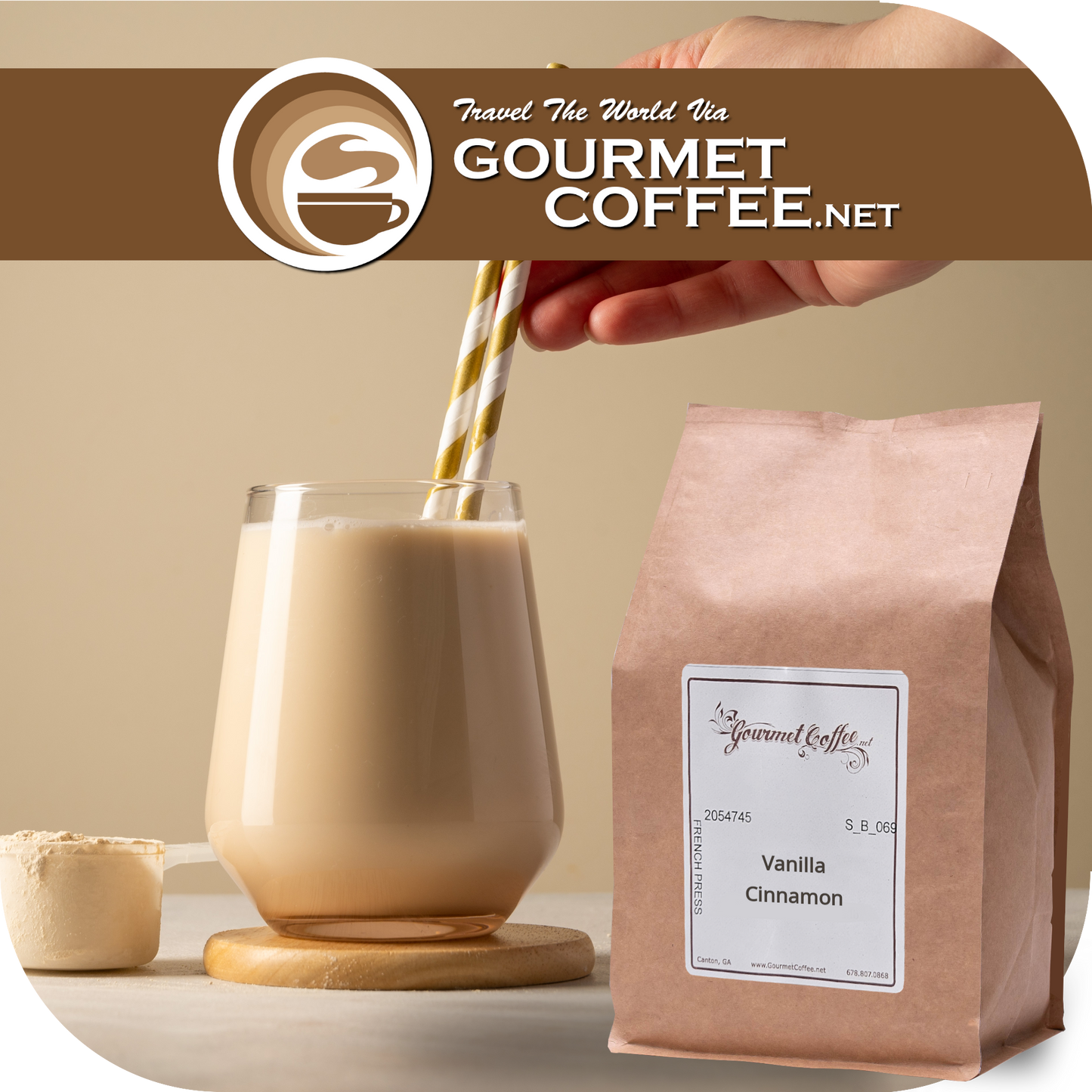 Vanilla Cinnamon Flavored Coffee