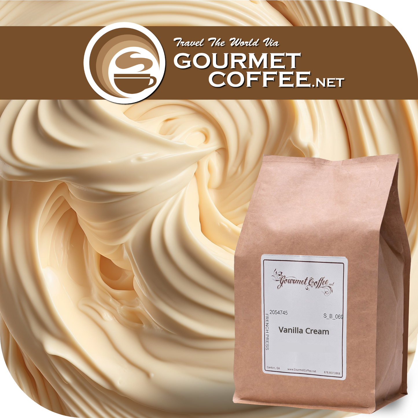 Vanilla Cream Flavored Coffee