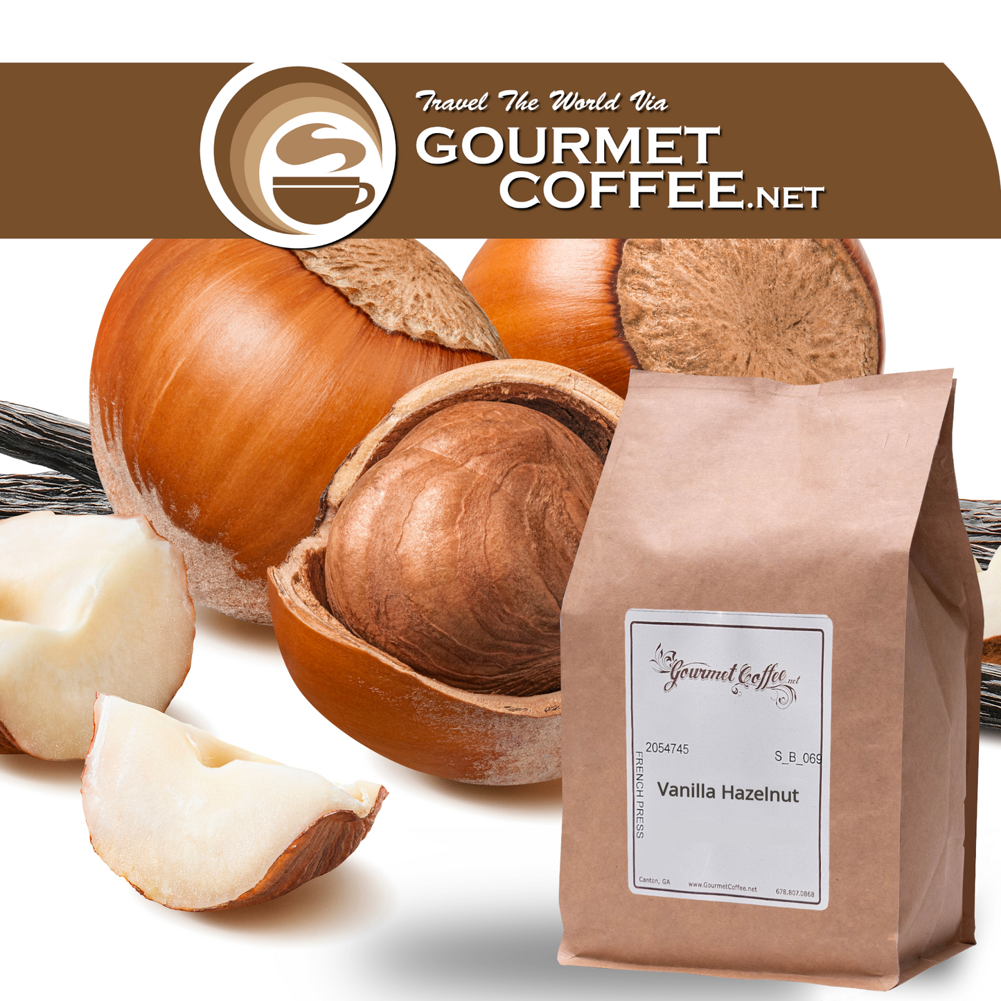 Vanilla Hazelnut Flavored Coffee