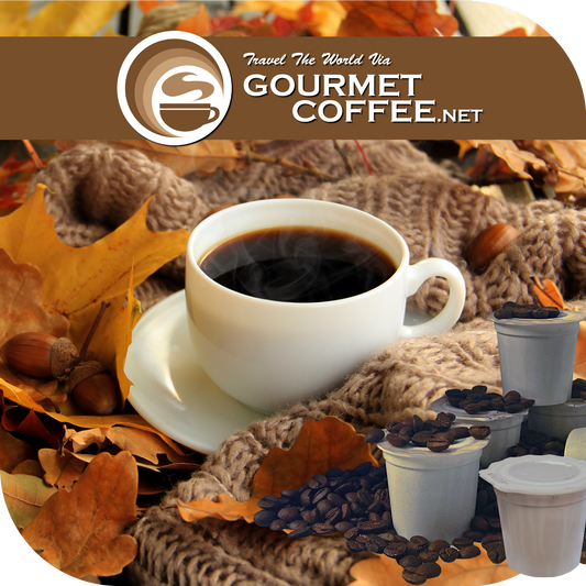 Fall Flavored Coffee Pods, 24 Count Variety Pack