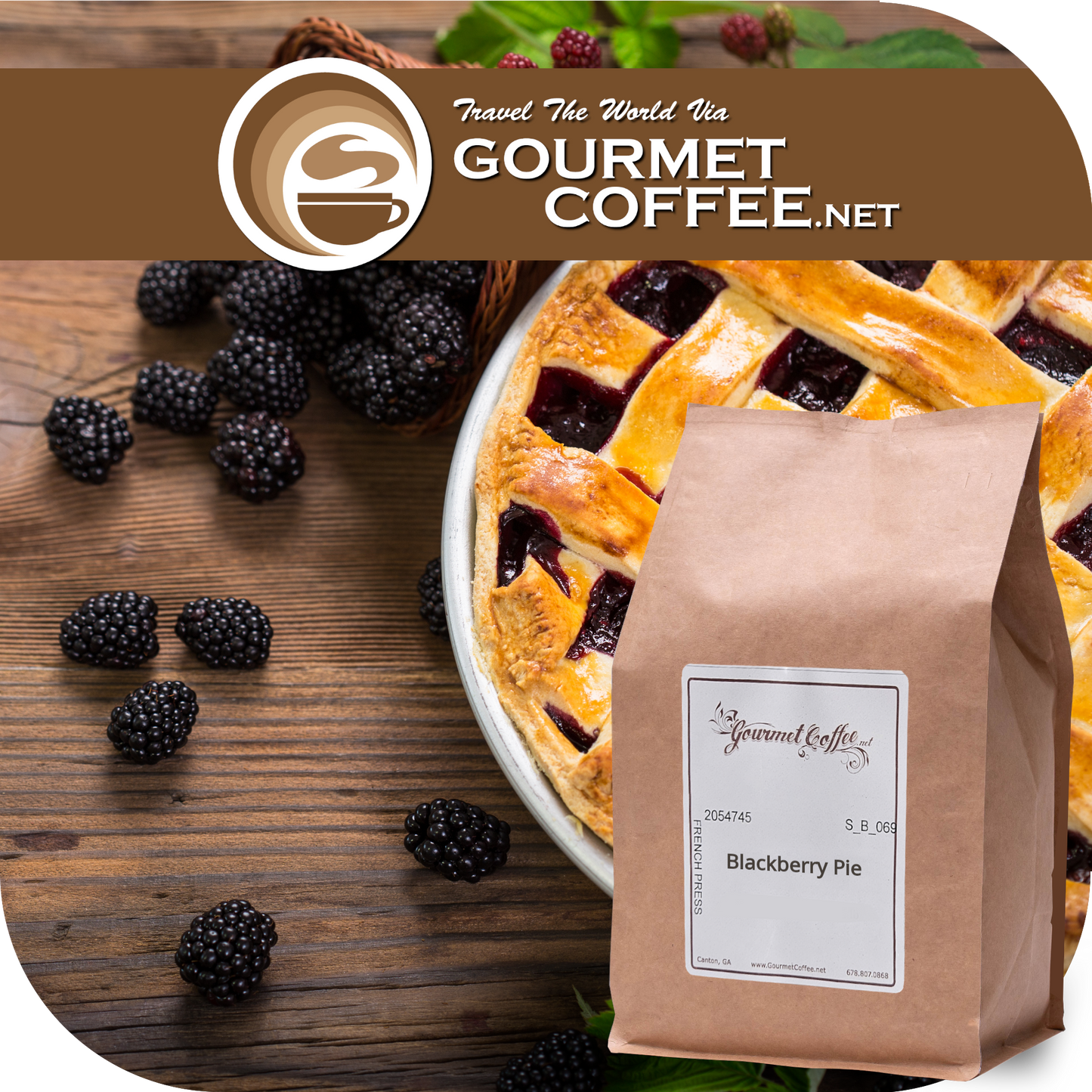 Blackberry Pie Flavored Coffee