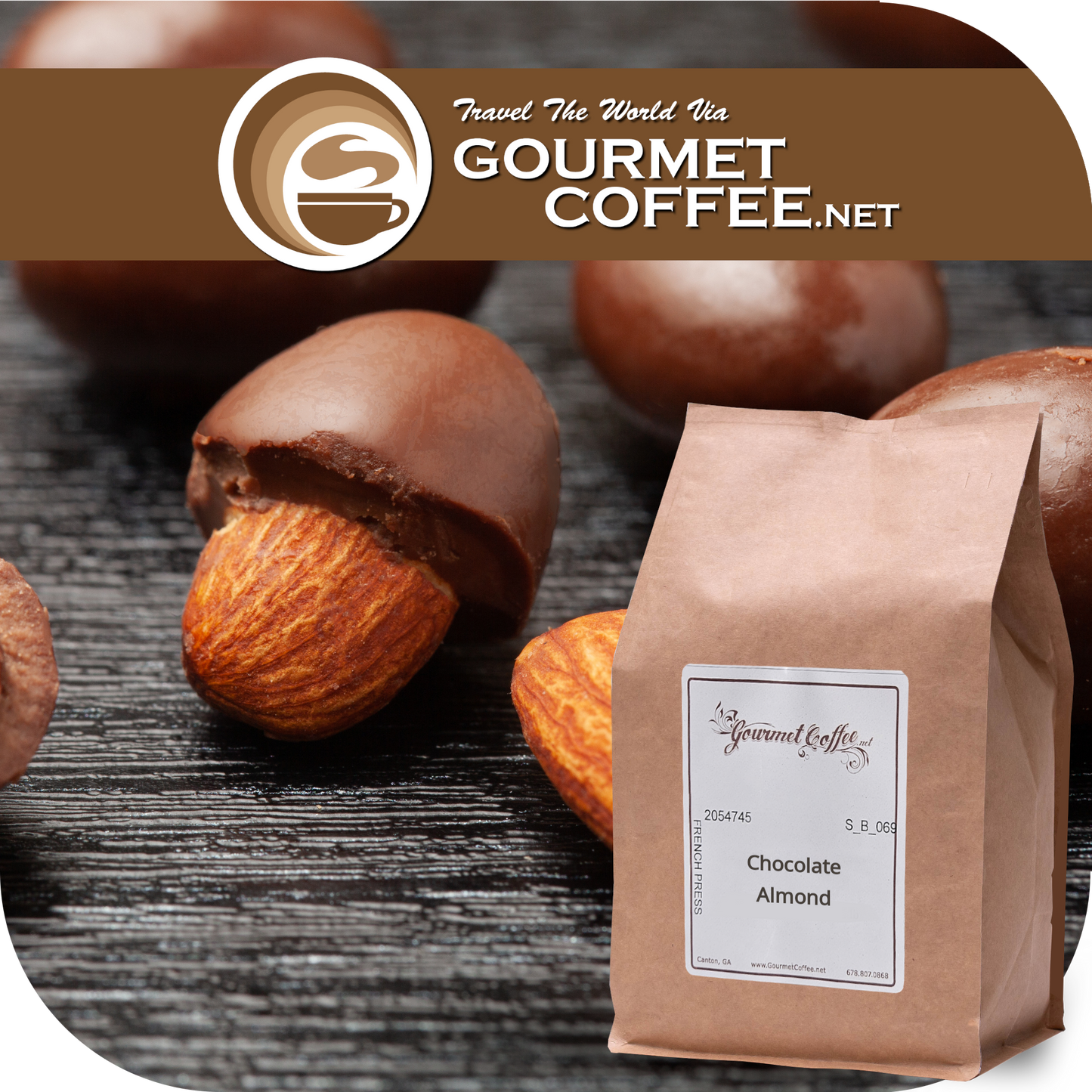 Chocolate Almond Flavored Coffee