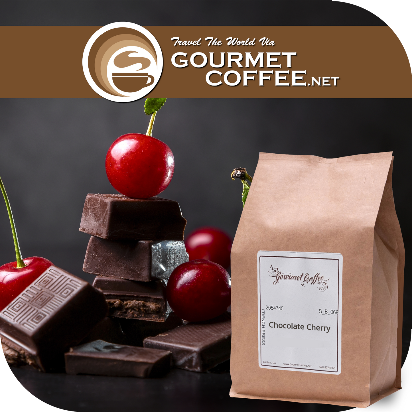 Chocolate Cherry Flavored Coffee