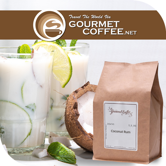 Coconut Rum Flavored Coffee