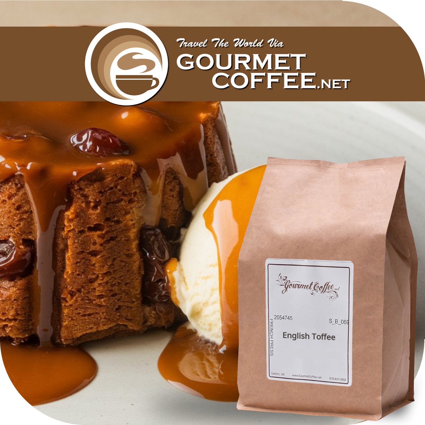 English Toffee Flavored Coffee