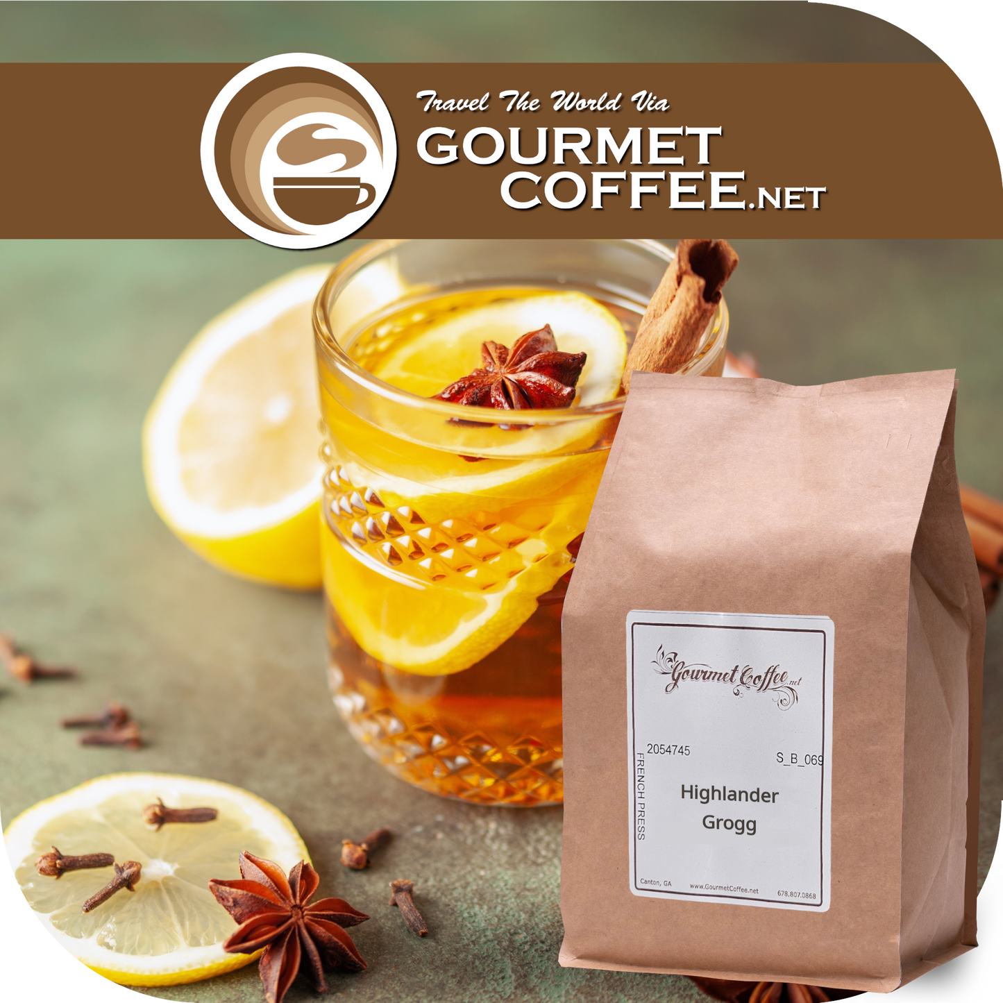 Highlander Grogg Flavored Coffee