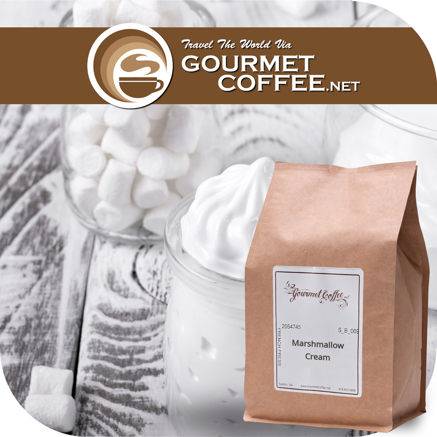 Marshmallow Cream Flavored Coffee
