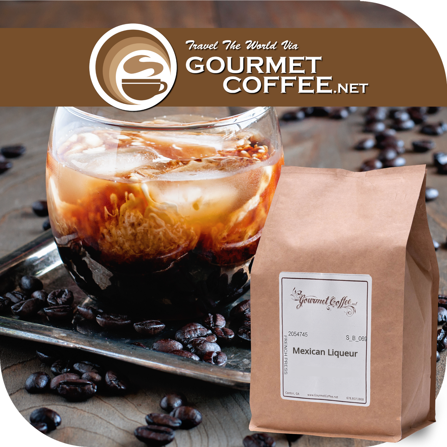 Mexican Cream Liqueur Flavored Coffee