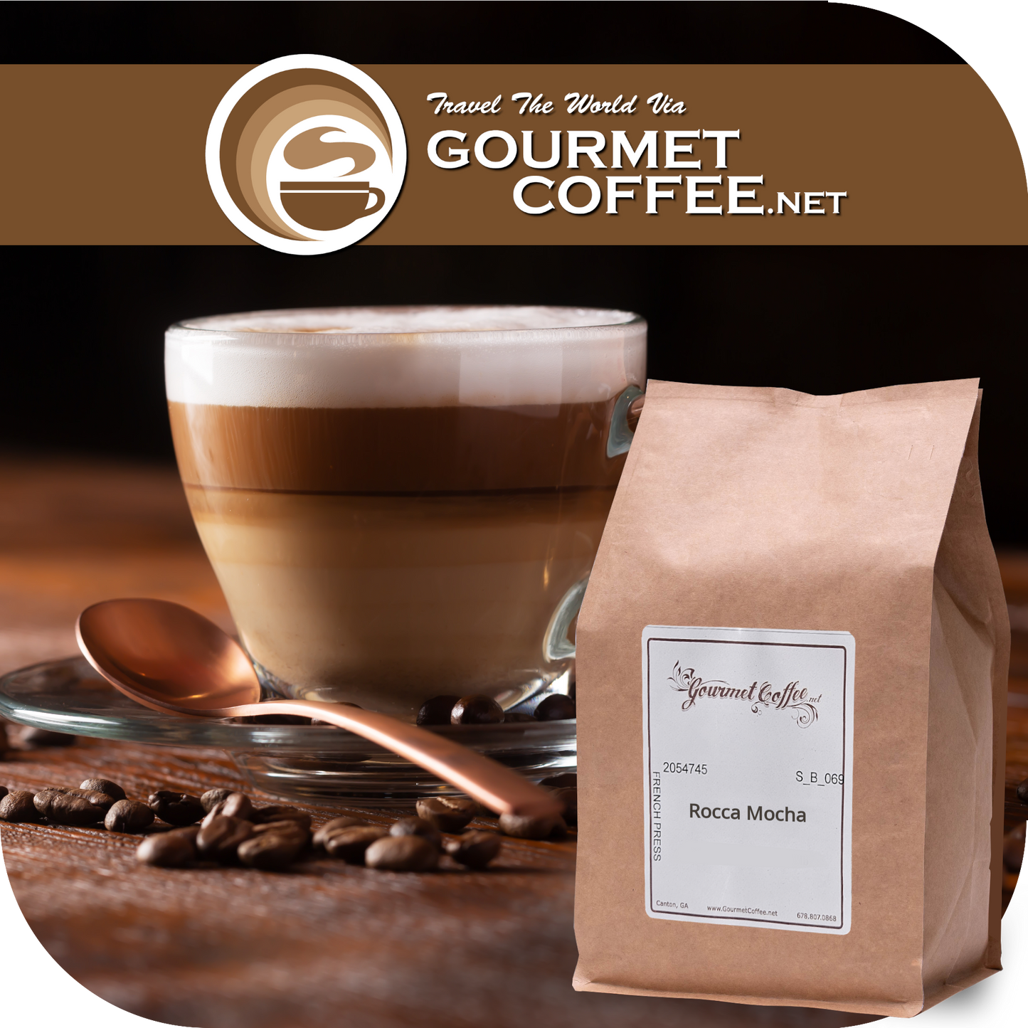 Rocca Mocha Flavored Coffee