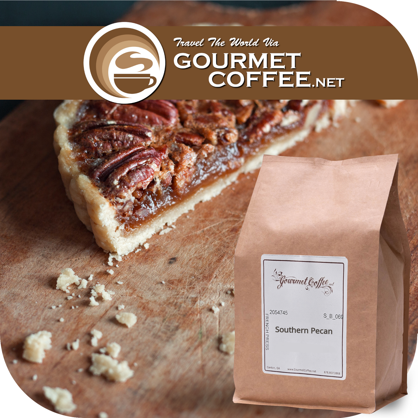 Southern Pecan Flavored Coffee